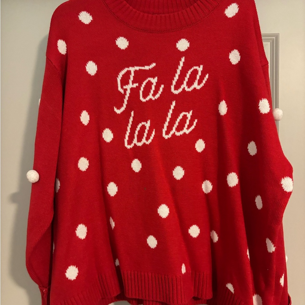 Red Polka Dot Sweater